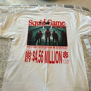 NWT Squid Game Size XL tshirt